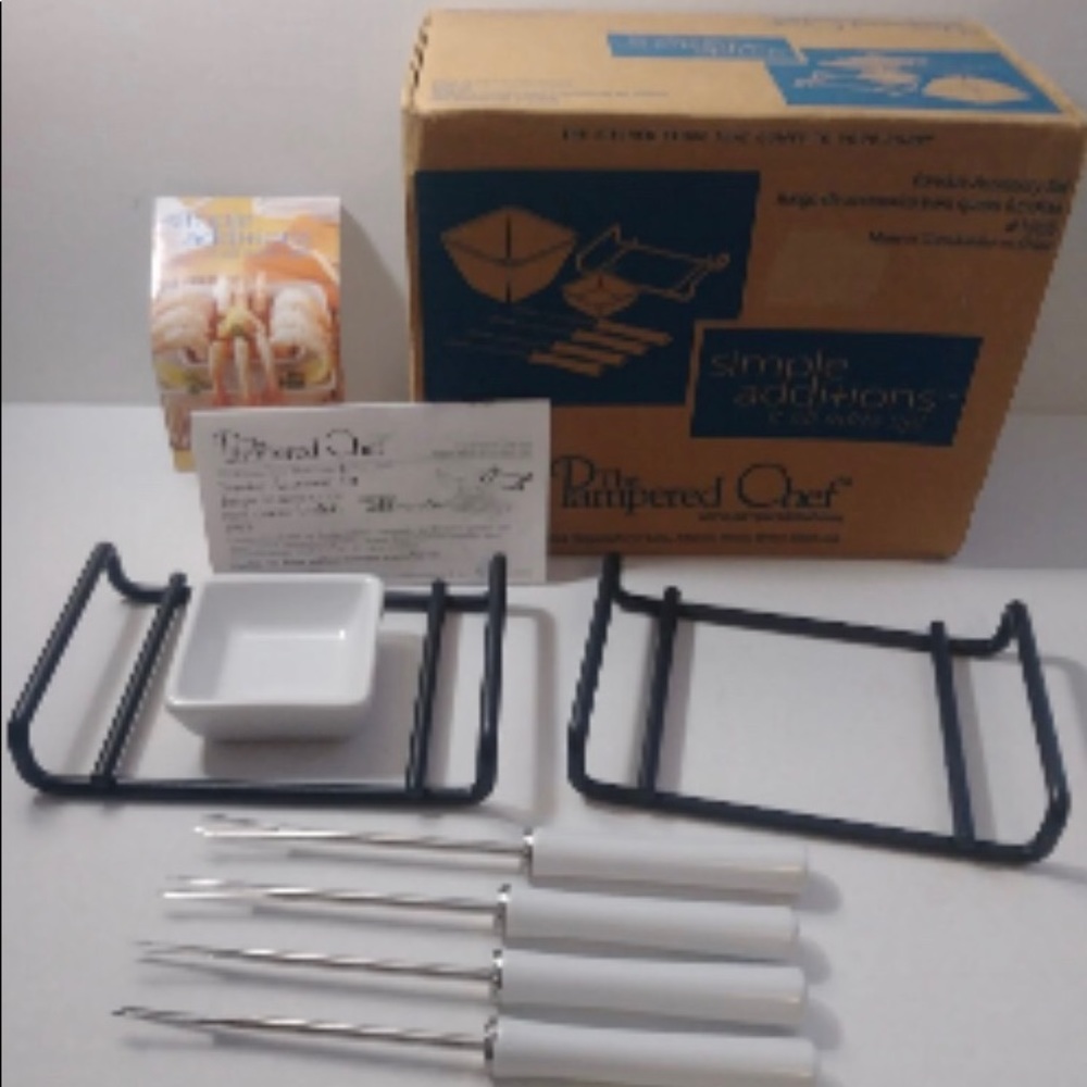 Pampered Chef Fondue set